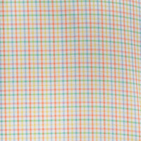 Camisa Cuadros Amarilla Manga Corta 100% Algodón 2605090