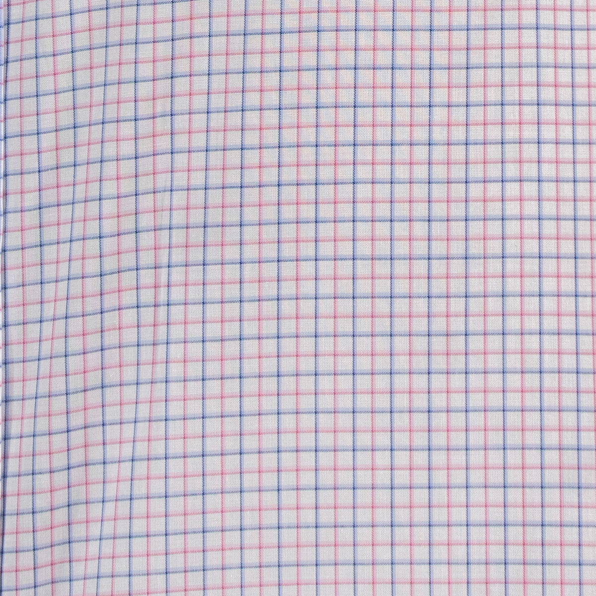 Camisa Cuadros Blanca Manga Corta 100% Algodón 2605091