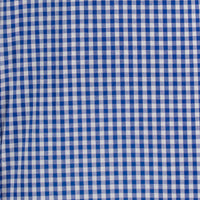Camisa Cuadros Azul Manga Corta 100% Algodón 2605093