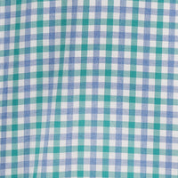 Camisa Cuadros Aqua Manga Corta 100% Algodón 2605095