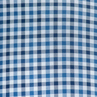 Camisa Cuadros Azul Manga Corta 100% Algodón 2605096