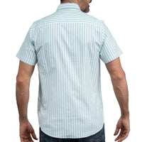Camisa Cuadros Aqua Manga Corta 100% Algodón 2605104