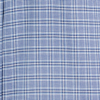 Camisa Cuadros Azul Manga Larga 100% Algodón 2606108