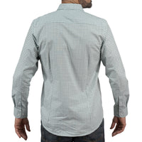 Camisa Cuadros Verde Manga Larga 100% Algodón 2606111