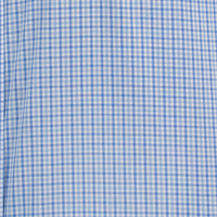 Camisa Cuadros Azul Manga Larga 100% Algodón 2606113