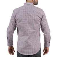 Camisa Cuadros Roja Manga Larga 100% Algodón 2606115