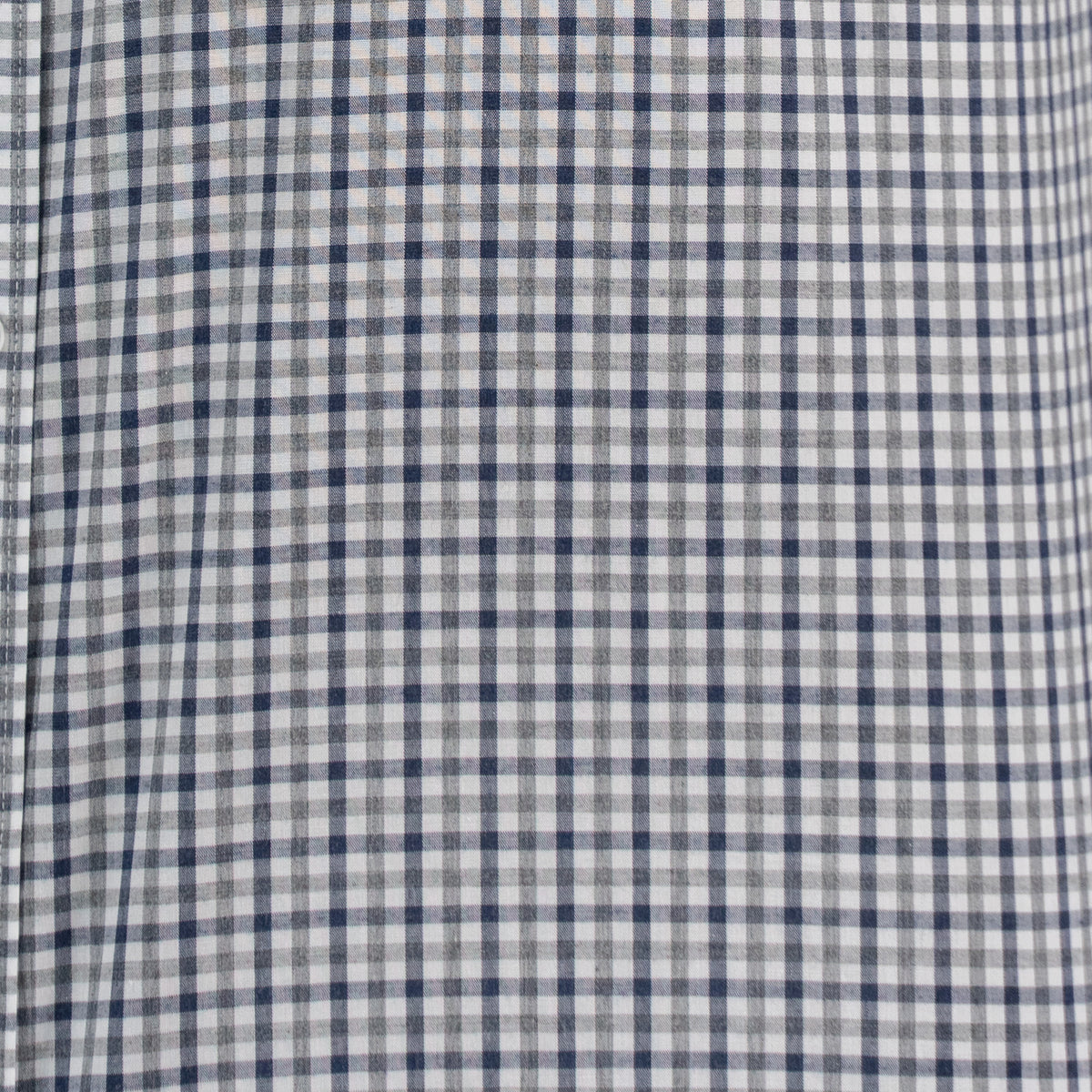 Camisa Cuadros Azul Manga Larga 100% Algodón 2606116