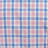 Camisa Cuadros Roja Manga Corta 100% Algodón 2606120