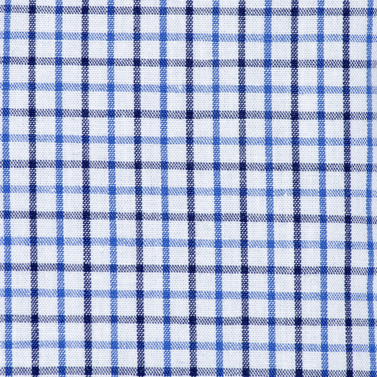 Camisa Cuadros Azul Manga Corta 100% Algodón 2606127