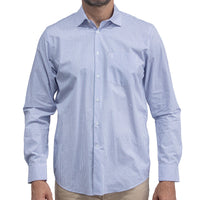 Camisa Cuadros Morada Manga Larga 100% Algodón 2607130