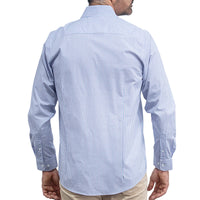 Camisa Cuadros Morada Manga Larga 100% Algodón 2607130