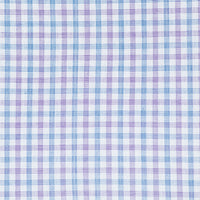 Camisa Cuadros Morado Manga Larga 100% Algodón Talla Extra 2607130