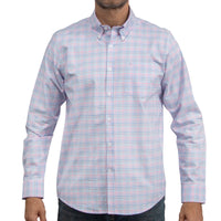 Camisa Cuadros Multicolor Manga Larga 100% Algodón 2607131
