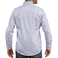 Camisa Cuadros Multicolor Manga Larga 100% Algodón 2607131