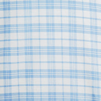 Camisa Cuadros Azul Manga Larga 100% Algodón Talla Extra 2607132