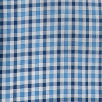 Camisa Cuadros Azul Manga Larga 100% Algodón Talla Extra 2607133
