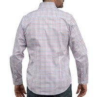 Camisa Cuadros Multicolor Manga Larga 100% Algodón 2607135