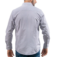 Camisa Cuadros Roja Manga Larga 100% Algodón 2607138