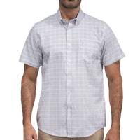 Camisa Cuadros Blanca Manga Corta 100% Algodón 2607141