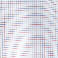 Camisa Cuadros Blanca Manga Corta 100% Algodón Talla Extra 2607141