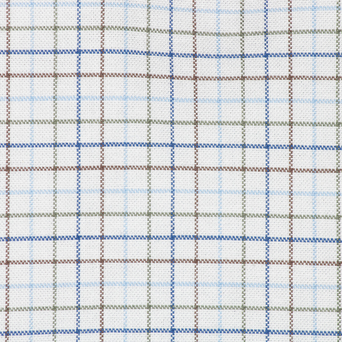 Camisa Cuadros Blanca Manga Corta 100% Algodón 2607142