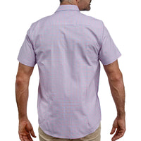 Camisa Cuadros Roja Manga Corta 100% Algodón 2607143