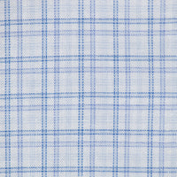Camisa Cuadros Blanca Manga Corta 100% Algodón 2607145