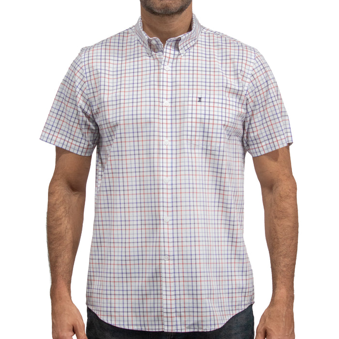 Camisa Cuadros Multicolor Manga Corta 100% Algodón 2607147