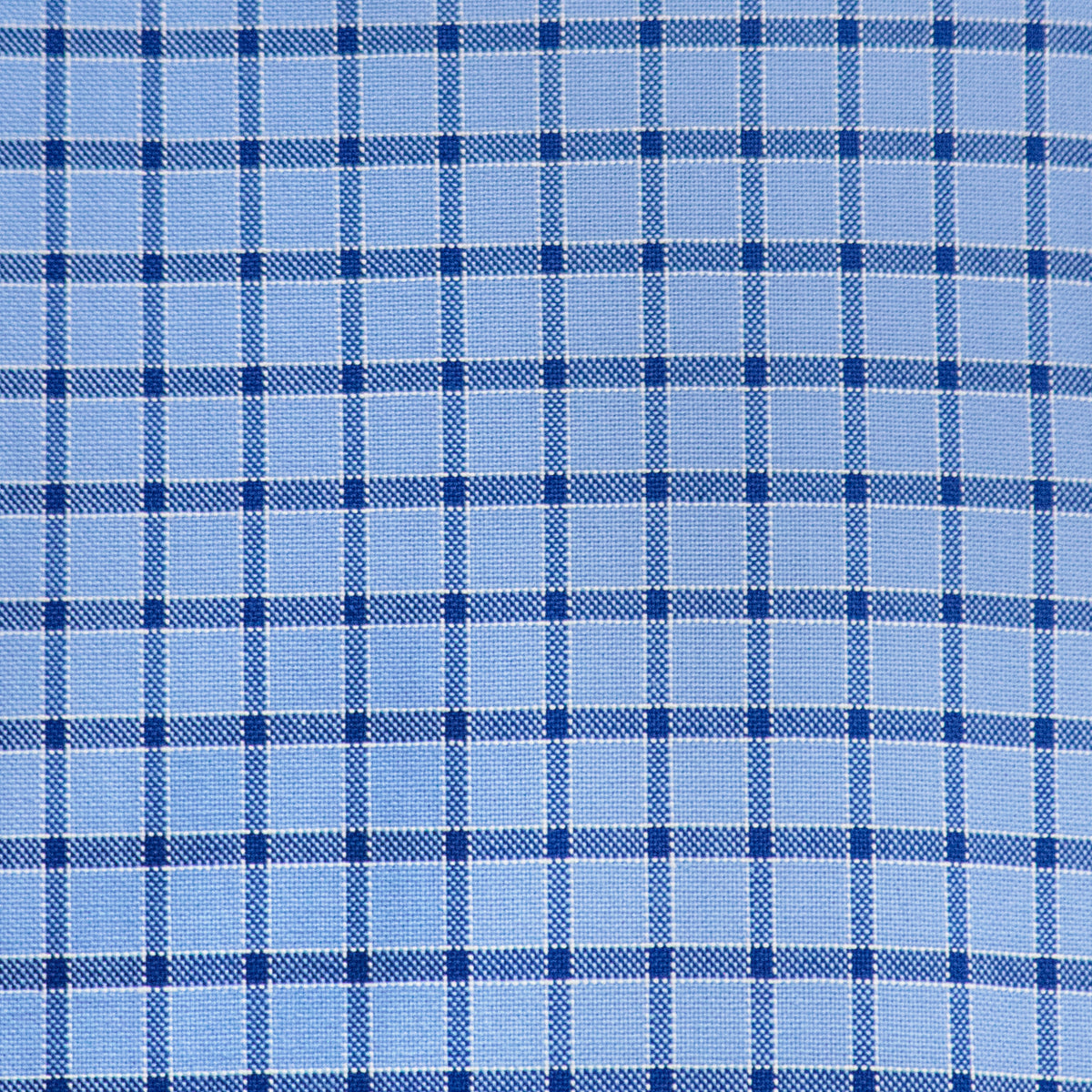Camisa Cuadros Azul Manga Corta 100% Algodón 2607148