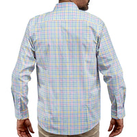 Camisa Cuadros Multicolor Manga Larga 100% Algodón 2608151