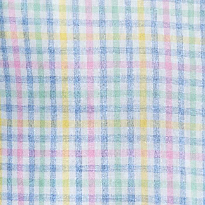 Camisa Cuadros Multicolor Manga Larga 100% Algodón 2608151