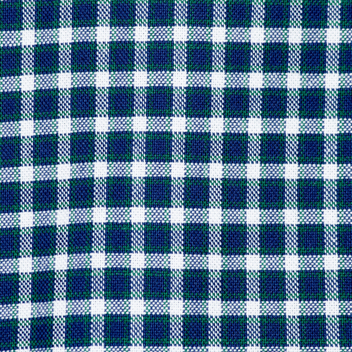Camisa Cuadros Azul Manga Larga 100% Algodón 2608159