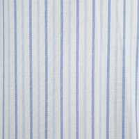 Camisa Rayas Azul Manga Larga 100% Algodón 2608161