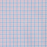Camisa Cuadros Rosa Manga Corta 100% Algodón 2608167