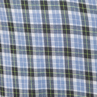 Camisa Cuadros Azul Manga Larga 100% Algodón Talla Extra 2615042