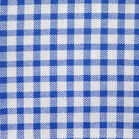 Camisa Cuadros Azul Manga Corta 100% Algodón Talla Extra 2615043