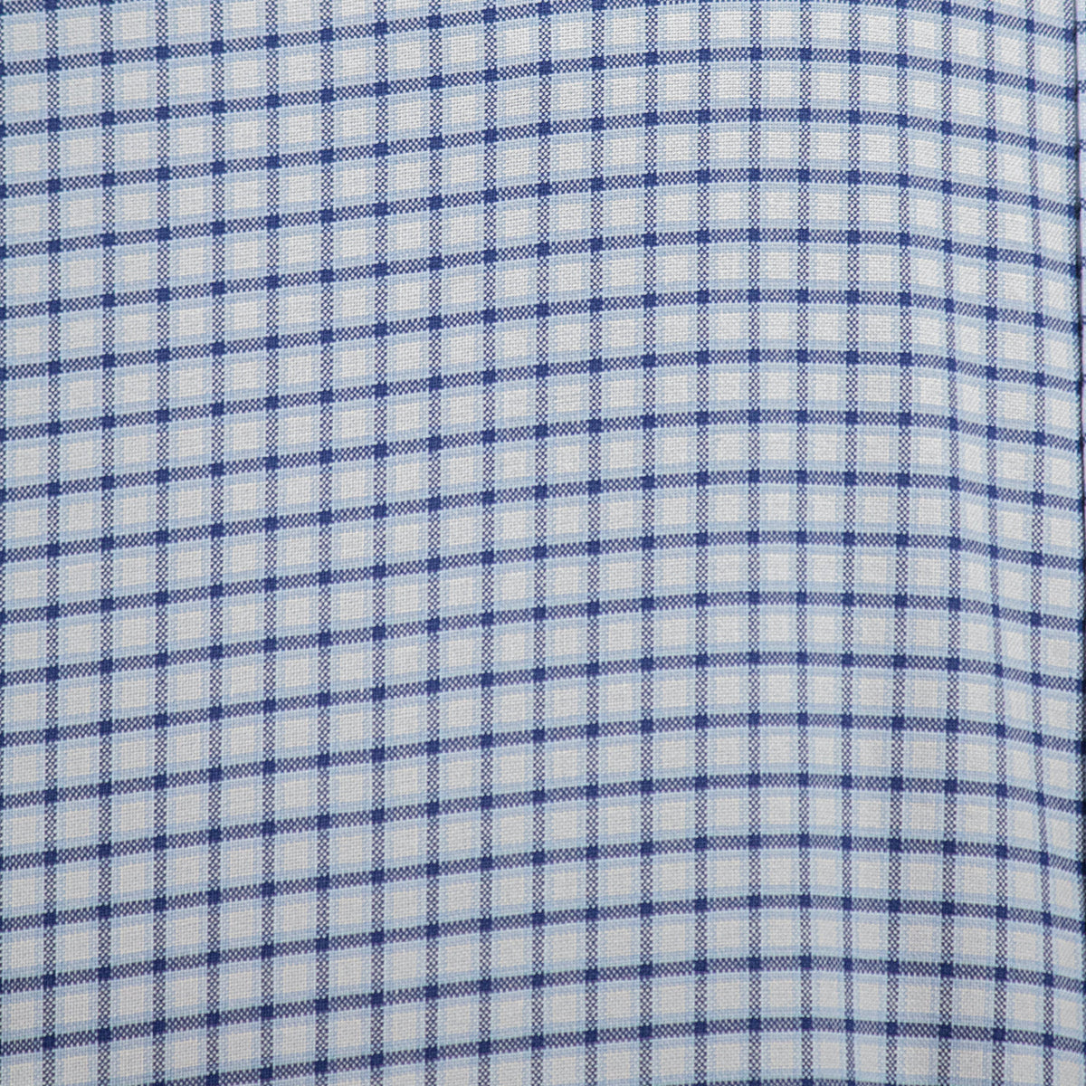 Camisa Azul de Cuadros Manga Corta 100% Algodón 2510288