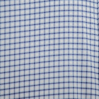 Camisa Azul de Cuadros Manga Corta 100% Algodón 2510288