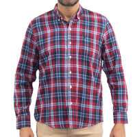 Camisa de Cuadros Roja con Manga Larga 2210409