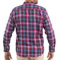 Camisa de Cuadros Roja con Manga Larga 2210409