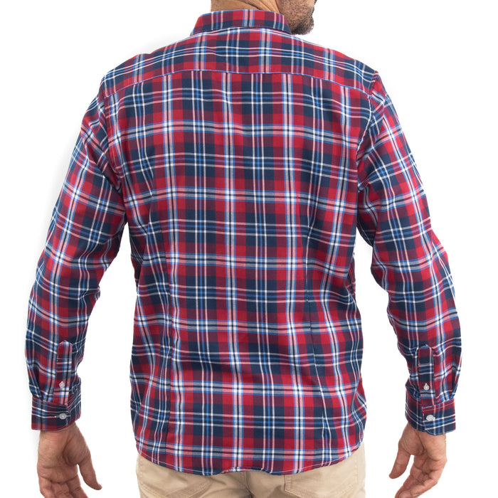 Camisa de Cuadros Roja con Manga Larga 2210409