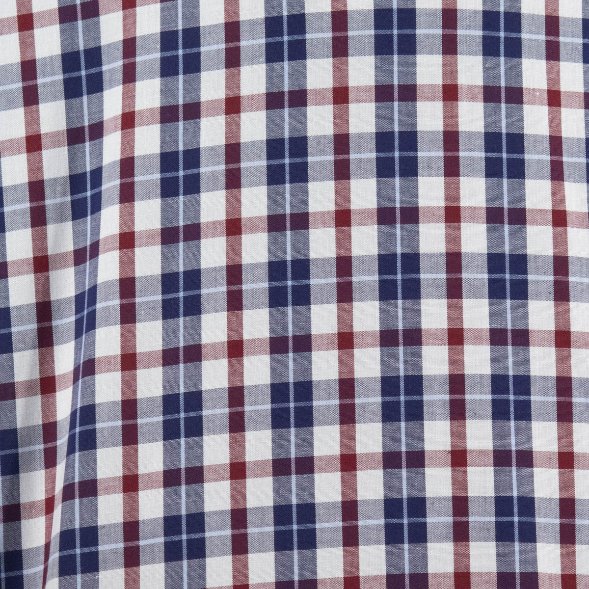 Camisa de Cuadros Azul con Manga Corta Talla Extra 100% Algodón 2306020