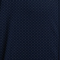 Camisa Azul con Estampado de Manga Larga 100% Algodón Talla Extra 2307025