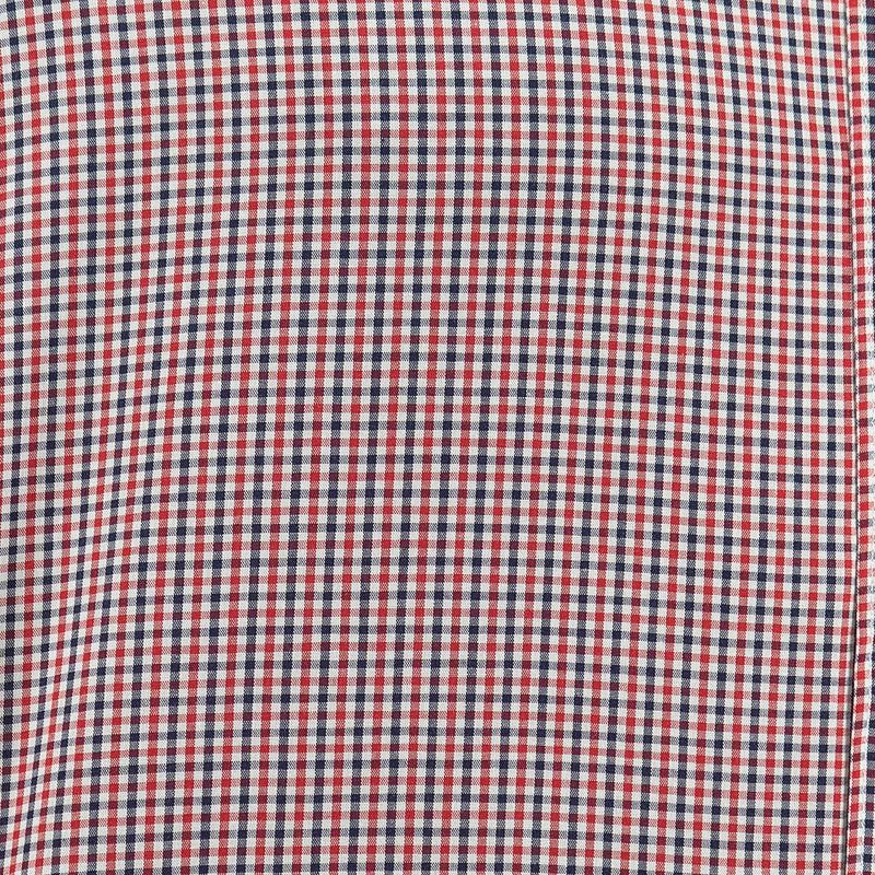Camisa de Cuadros Roja con Manga Larga 100% Algodón Talla Extra 2307034