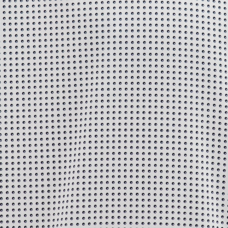 Camisa Blanca Estampado con Manga Larga 100% Algodón 2307264