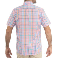 Camisa de Cuadros Multicolor con Manga Corta 100% Algodón 2307272 - dioromx