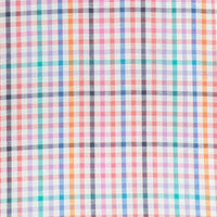 Camisa de Cuadros Multicolor con Manga Corta 100% Algodón 2307272 - dioromx