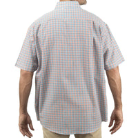 Camisa de Manga Corta Cuadros Multicolor 100% Algodón Talla Extra 2309055