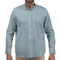 Camisa de Cuadros Verde con Manga Larga 100% Algodón 2309366
