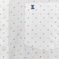 Camisa con Estampado Blanca de Manga Larga 100% Algodón 2311576
